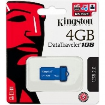 Флешка KINGSTON 4GB USB Flash Drive DT108-4GB Флешка KINGSTON 4GB USB Flash Drive DT108-4GB