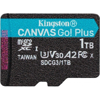 Карта памяти 1Tb MicroSD KINGSTON CANVAS GO! PLUS (SDCG3/1TBSP) Карта памяти 1Tb MicroSD KINGSTON CANVAS GO! PLUS (SDCG3/1TBSP)