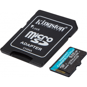 Карта памяти 512Gb MicroSD KINGSTON CANVAS GO! PLUS + SD адаптер (SDCG4/512GB) Карта памяти 512Gb MicroSD KINGSTON CANVAS GO! PLUS + SD адаптер (SDCG4/512GB)