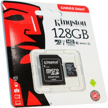 Карта памяти KINGSTON 128GB SDCA3-128GB Карта памяти KINGSTON 128GB SDCA3-128GB
