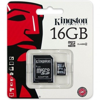 Карта памяти KINGSTON 16GB SDC4-16GBSP Карта памяти KINGSTON 16GB SDC4-16GBSP