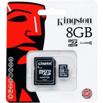 Карта памяти KINGSTON 8GB Class 10 SDC10-8GB+adapter Карта памяти KINGSTON 8GB Class 10 SDC10-8GB+adapter