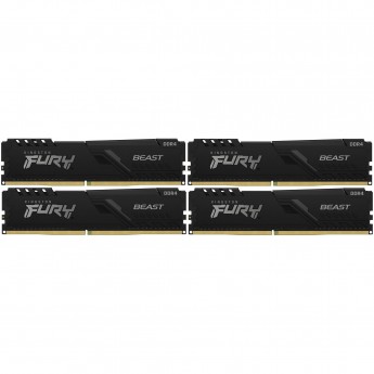 Оперативная память 32Gb DDR4 2666MHz KINGSTON FURY BEAST BLACK (KF426C16BBK4/32) (4x8Gb KIT) Оперативная память 32Gb DDR4 2666MHz KINGSTON FURY BEAST BLACK (KF426C16BBK4/32) (4x8Gb KIT)