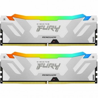 Оперативная память 32Gb DDR5 6400MHz KINGSTON FURY RENEGADE WHITE RGB (KF564C32RWAK2-32) (2x16Gb KIT) Оперативная память 32Gb DDR5 6400MHz KINGSTON FURY RENEGADE WHITE RGB (KF564C32RWAK2-32) (2x16Gb KIT)