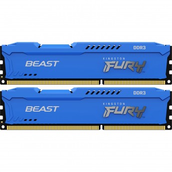 Оперативная память 8Gb DDR-III 1600MHz KINGSTON FURY BEAST BLUE (KF316C10BK2/8) (2x4Gb KIT) Оперативная память 8Gb DDR-III 1600MHz KINGSTON FURY BEAST BLUE (KF316C10BK2/8) (2x4Gb KIT)