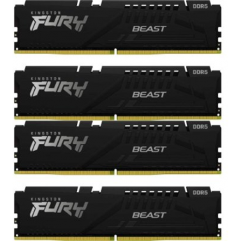 Память оперативная KINGSTON FURY BEAST BLACK XMP 128GB 5200MT/s DDR5 CL40 DIMM Память оперативная KINGSTON FURY BEAST BLACK XMP 128GB 5200MT/s DDR5 CL40 DIMM