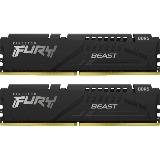 Память оперативная KINGSTON FURY BEAST BLACK XMP 32GB 6000MT/s CL30 DDR5 DIMM KF560C30BBK2-32