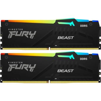Память оперативная KINGSTON FURY BEAST RGB EXPO 16GB 6000MT/s DDR5 CL30 DIMM (Kit of 2) Память оперативная KINGSTON FURY BEAST RGB EXPO 16GB 6000MT/s DDR5 CL30 DIMM (Kit of 2)