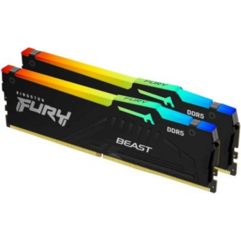 Память оперативная KINGSTON FURY BEAST RGB EXPO 32GB 6000MT/s DDR5 CL36 DIMM (Kit of 2) Память оперативная KINGSTON FURY BEAST RGB EXPO 32GB 6000MT/s DDR5 CL36 DIMM (Kit of 2)