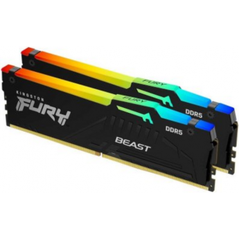 Память оперативная KINGSTON FURY BEAST RGB EXPO32GB 5600MT/s DDR5 CL36 DIMM Память оперативная KINGSTON FURY BEAST RGB EXPO32GB 5600MT/s DDR5 CL36 DIMM