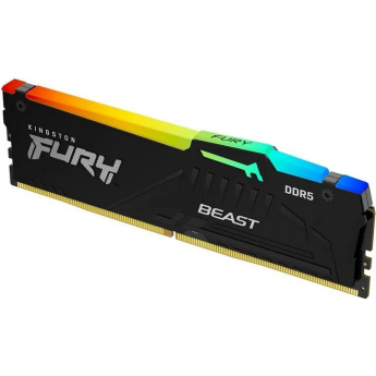 Память оперативная KINGSTON FURY BEAST RGB XMP 16GB 6000MT/s DDR5 CL30 DIMM Память оперативная KINGSTON FURY BEAST RGB XMP 16GB 6000MT/s DDR5 CL30 DIMM