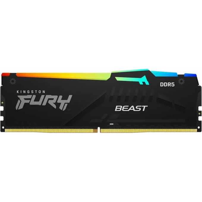Память оперативная KINGSTON FURY BEAST RGB XMP 32GB 6000MT/s DDR5 CL30 DIMM KF560C30BBA-32