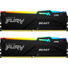 Память оперативная KINGSTON FURY BEAST RGB XMP 6400MT/s 32GB DDR5 CL32 DIMM KF564C32BBAK2-32