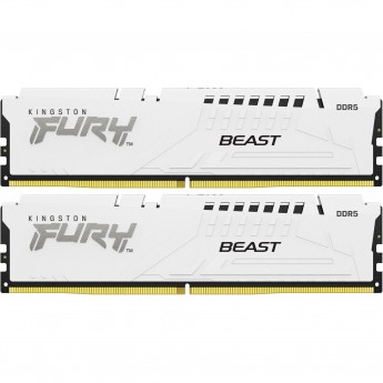 Память оперативная KINGSTON FURY BEAST WHITE EXPO 32GB 6000MT/s DDR5 CL36 DIMM (Kit of 2) Память оперативная KINGSTON FURY BEAST WHITE EXPO 32GB 6000MT/s DDR5 CL36 DIMM (Kit of 2)