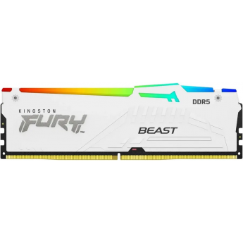 Память оперативная KINGSTON FURY BEAST WHITE RGB EXPO 32GB 5600MT/s DDR5 CL36 DIMM Память оперативная KINGSTON FURY BEAST WHITE RGB EXPO 32GB 5600MT/s DDR5 CL36 DIMM