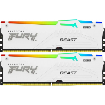 Память оперативная KINGSTON FURY BEAST WHITE RGB EXPO 5600MT/s 32GB DDR5 CL36 DIMM Память оперативная KINGSTON FURY BEAST WHITE RGB EXPO 5600MT/s 32GB DDR5 CL36 DIMM