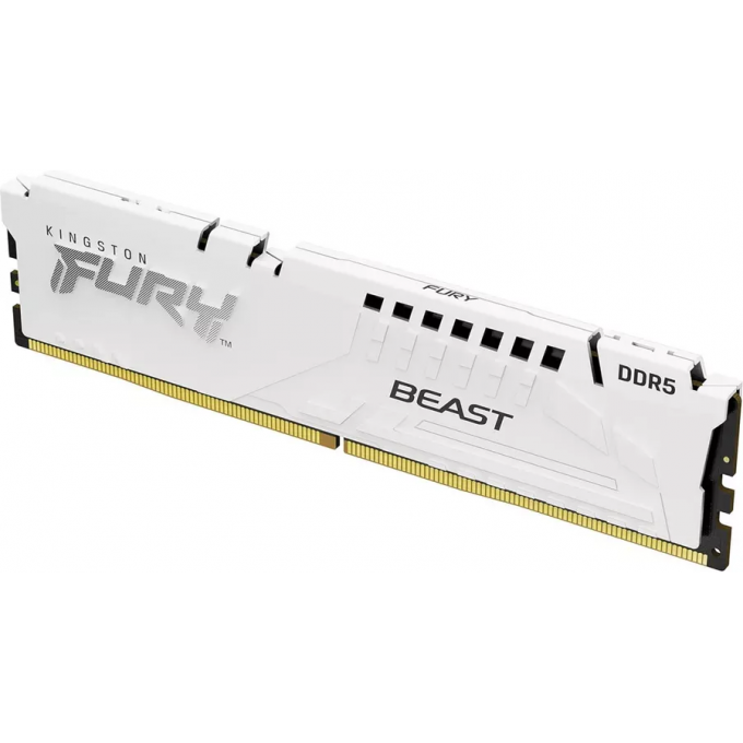 Память оперативная KINGSTON FURY BEAST WHITE XMP 16GB 5600MT/s DDR5 CL40 DIMM KF556C40BW-16