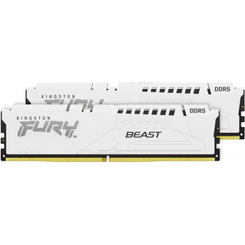 Память оперативная KINGSTON FURY BEAST WHITE XMP 5200MT/s 32GB DDR5 CL40 DIMM Память оперативная KINGSTON FURY BEAST WHITE XMP 5200MT/s 32GB DDR5 CL40 DIMM