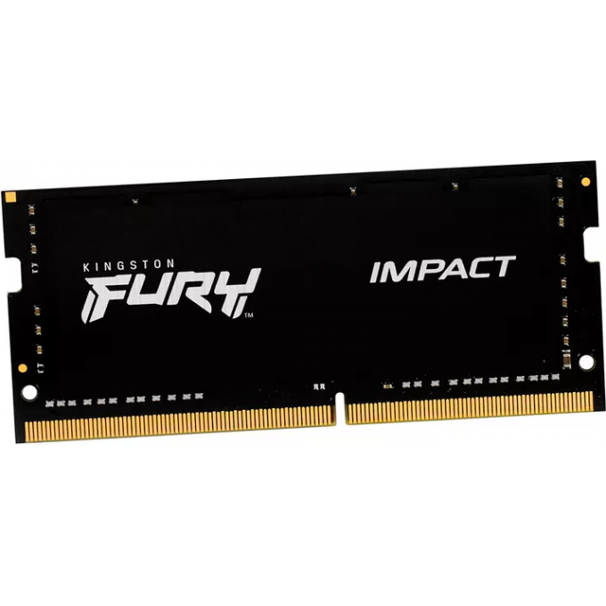 Память оперативная KINGSTON FURY IMPACT XMP 16GB 6000MT/s DDR5 CL38 SODIMM KF560S38IB-16