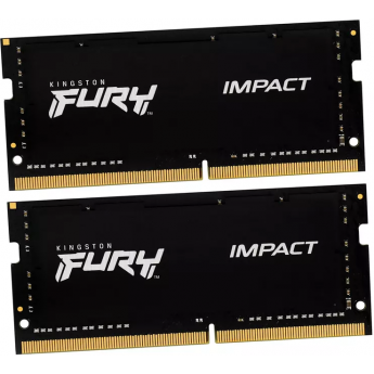 Память оперативная KINGSTON FURY IMPACT XMP 32GB 6000MT/s DDR5 CL38 SODIMM Память оперативная KINGSTON FURY IMPACT XMP 32GB 6000MT/s DDR5 CL38 SODIMM