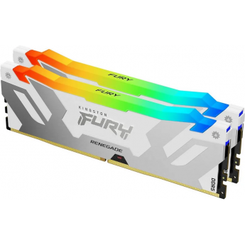 Память оперативная KINGSTON FURY RENEGADE RGB WHITE XMP 64GB 6400MT/s DDR5 CL32 DIMM Память оперативная KINGSTON FURY RENEGADE RGB WHITE XMP 64GB 6400MT/s DDR5 CL32 DIMM