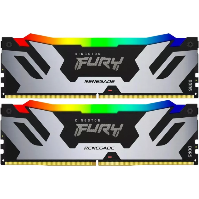 Память оперативная KINGSTON FURY RENEGADE RGB XMP 48GB 7200MT/s DDR5 CL38 DIMM KF572C38RSAK2-48