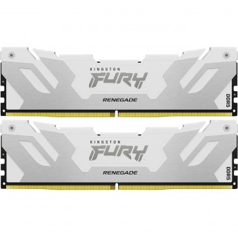 Память оперативная KINGSTON FURY RENEGADE WHITE XMP 32GB 6800MT/s DDR5 CL36 DIMM (Kit of 2) Память оперативная KINGSTON FURY RENEGADE WHITE XMP 32GB 6800MT/s DDR5 CL36 DIMM (Kit of 2)