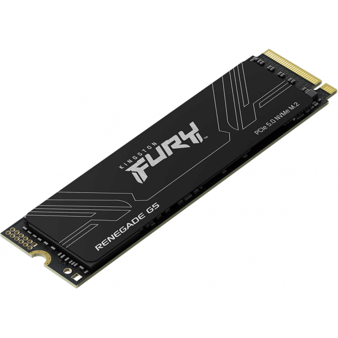 Твердотельный накопитель KINGSTON SSD FURY RENEGADE 2048GB, M.2(22x80mm), NVMe, PCIe 5.0 x4, 3D TLC, R/W 14700/14000MB/s, IOPs 2 200 000/2 200 000, TBW 2000, DWPD 0.5 (12 мес) SFYR2S/2T0